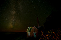 Beaver Island Fog Signal and Milky Way