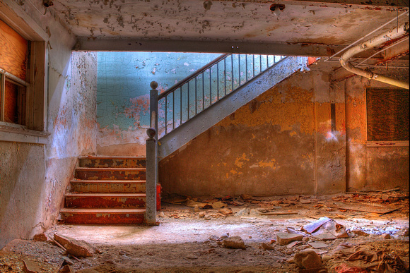 Stairs - Building 28 - T.C. State Hostpital