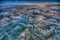 Gull Harbor Ice Plates Landscape - Beaver Island