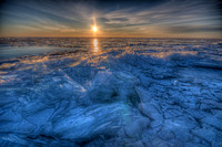 Gull Harbor Ice Landscape - Beaver Island